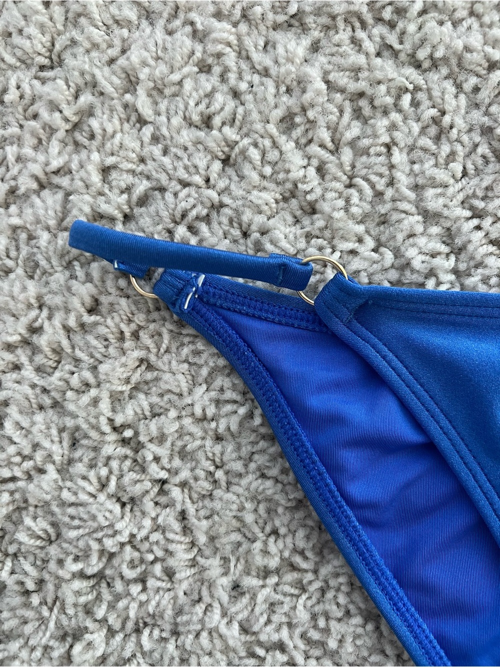 Dynamite Blue Triangle Bikini Set – Size Small - Picture 7 of 8